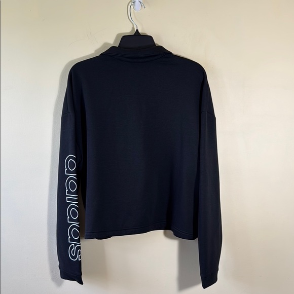 Adidas Sweatshirt Black Quarter-Zip Pullover in Size 2X  NWT‎ - Picture 9 of 11